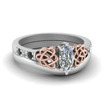 Load image into Gallery viewer, celtic-knot-marquise-cut-ring-with-plain-band-set-in-white-gold-with-black-diamond-in-white-gold-FDENS2255B3MQGBLACK-NL-WG?v=1756976751
