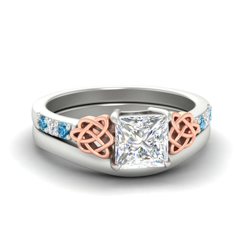 celtic-knot-princess-cut-blue-topaz-ring-with-plain-band-set-in-white-gold-fdens2255prgicbltosleep-nl-wg-ws3.jpg