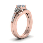 Load image into Gallery viewer, celtic-knot-princess-cut-diamond-ring-with-plain-band-set-in-rose-gold-FDENS2255B3PRANGLE2-NL-RG_fa1e7c66-d4b2-4210-aafb-4435e366c9a8?v=1756976852
