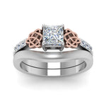 Load image into Gallery viewer, celtic-knot-princess-cut-diamond-ring-with-plain-band-set-in-white-gold-FDENS2255B3PRANGLE5-NL-WG_1c9414b2-ce9f-4012-a4c1-3e5b10235e3e?v=1756976852
