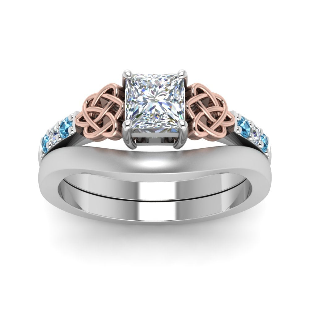 celtic-knot-princess-cut-diamond-ring-with-plain-band-set-with-blue-topaz-in-white-gold-FDENS2255B3PRGICBLTOANGLE5-NL-WG_cfaf1dd5-fe13-4250-b9bf-32479d5d2262?v=1756976853