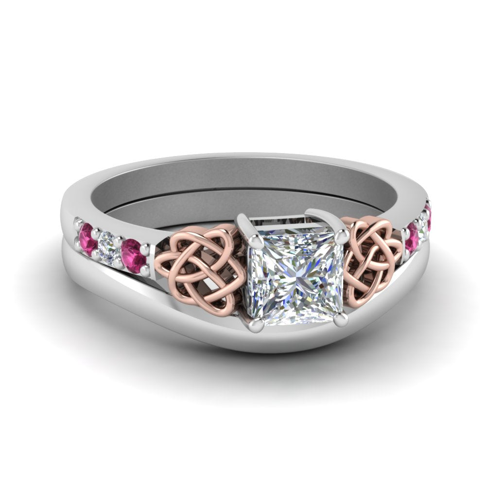 celtic-knot-princess-cut-diamond-ring-with-plain-band-set-with-pink-sapphire-in-white-gold-FDENS2255B3PRGSADRPI-NL-WG_0414c818-8220-44b9-86ff-a15d588e4899?v=1756976853