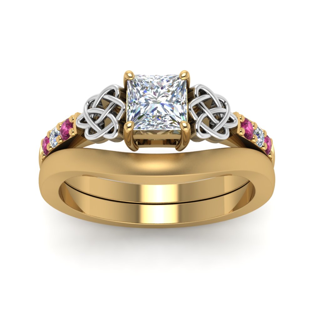 celtic-knot-princess-cut-diamond-ring-with-plain-band-set-with-pink-sapphire-in-yellow-gold-FDENS2255B3PRGSADRPIANGLE5-NL-YG_621d7785-6f89-4a9e-8a60-96914d815aa9?v=1756976852