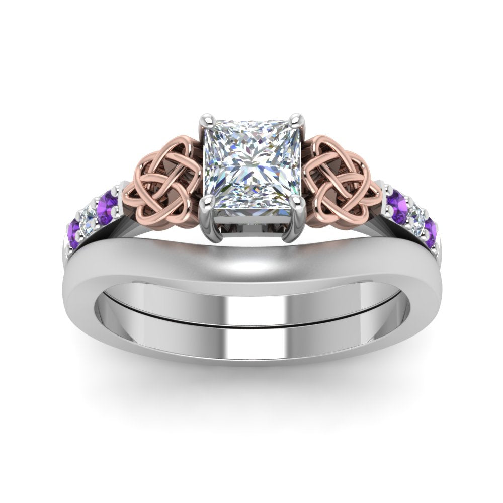 celtic-knot-princess-cut-diamond-ring-with-plain-band-set-with-violet-topaz-in-white-gold-FDENS2255B3PRGVITOANGLE5-NL-WG_be630fbd-beee-4ce6-9f48-60f08d31a1eb?v=1756976852