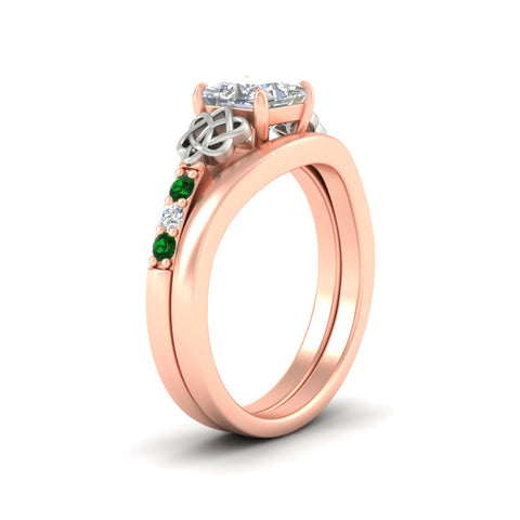 celtic-knot-princess-cut-emerald-ring-with-plain-band-set-in-rose-gold-fdens2255prgemgrangle2-nl-rg-ws3.jpg