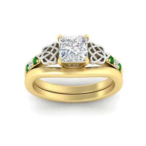celtic-knot-princess-cut-emerald-ring-with-plain-band-set-in-yellow-gold-fdens2255prgemgrangle5-nl-yg-ws3.jpg