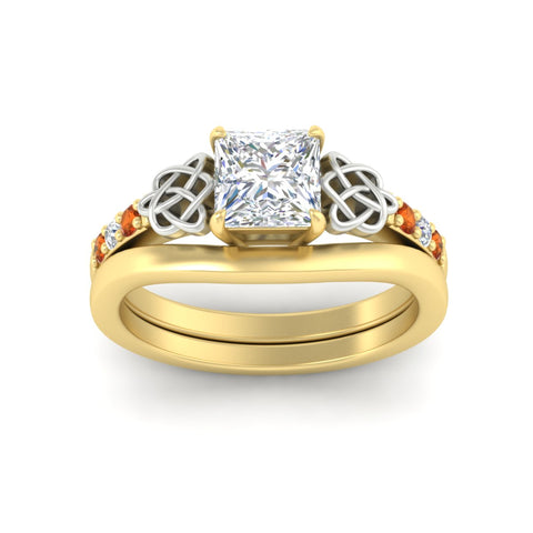 celtic-knot-princess-cut-orange-sapphire-ring-with-plain-band-set-in-yellow-gold-fdens2255prgsaorangle5-nl-yg-ws3.jpg