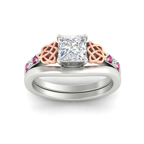 celtic-knot-princess-cut-pink-sapphire-ring-with-plain-band-set-in-white-gold-fdens2255prgsadrpiangle5-nl-wg-ws3.jpg