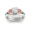 Load image into Gallery viewer, celtic-knot-round-cut-blue-topaz-ring-with-plain-band-set-in-white-gold-fdens2255rogicbltoangle5-nl-wg-ws3.jpg