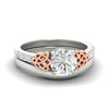 Load image into Gallery viewer, celtic-knot-round-cut-diamond-ring-with-plain-band-set-in-platinum-fdens2255rosleep-nl-wg-ws3.jpg