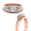 Load image into Gallery viewer, celtic-knot-round-cut-diamond-ring-with-plain-band-set-in-rose-gold-fdens2255roangle3-nl-rg-ws3.jpg