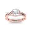 Load image into Gallery viewer, celtic-knot-round-lab-diamond-bridal-set-in-rose-gold-FD9609ROANGLE5-NL-RG