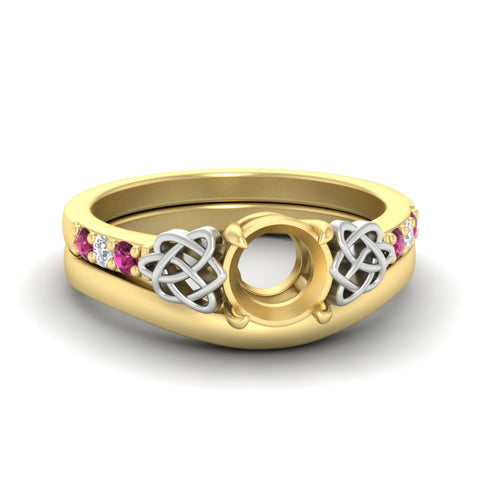 celtic-knot-semi-mount-pink-sapphire-ring-with-plain-band-set-in-yellow-gold-fdens2255smgsadrpisleep-nl-yg-ws3.jpg