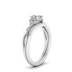 Load image into Gallery viewer, celtic-knot-split-asscher-cut-diamond-engagement-ring-in-white-gold-FD9609AS-NL-WG
