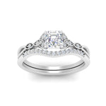 Load image into Gallery viewer, celtic-knot-split-asscher-cut-diamond-engagement-ring-in-white-gold-FD9609AS-NL-WG
