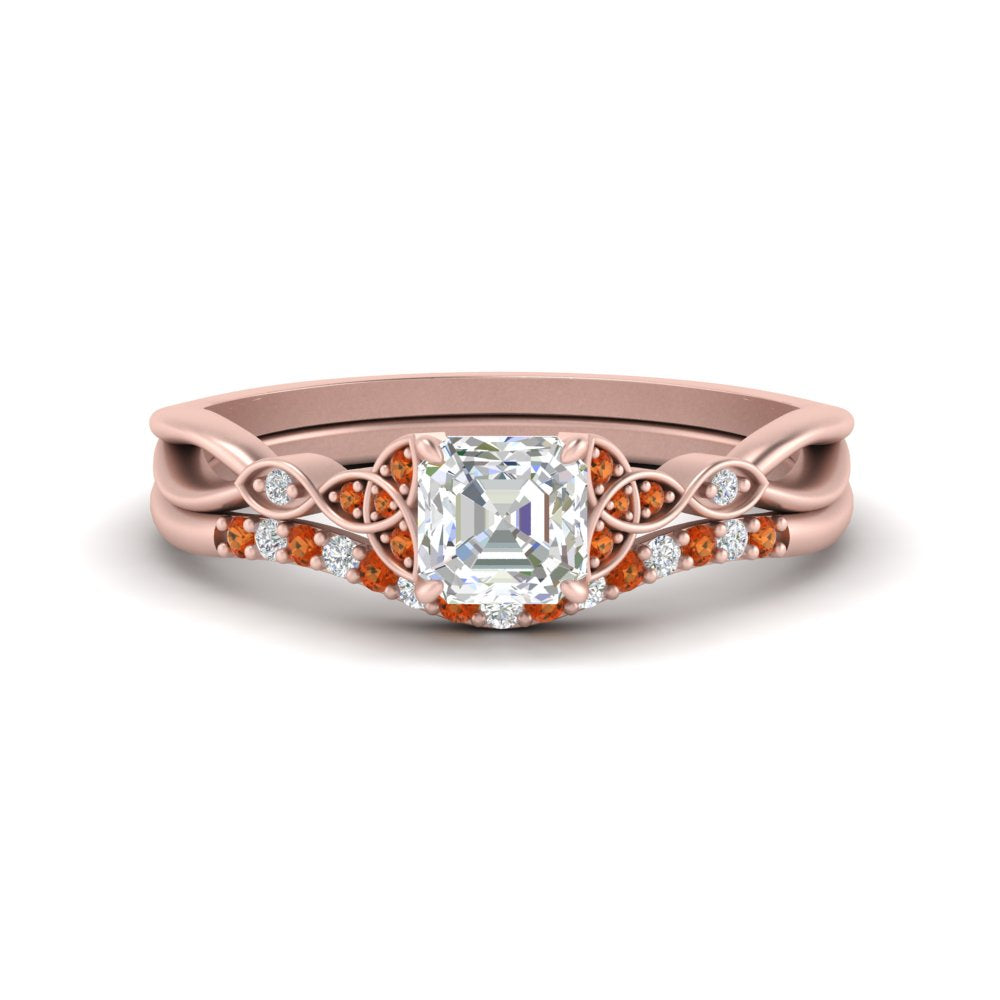 celtic-knot-split-asscher-cut-orange-sapphire-engagement-ring-in-rose-gold-FD9609ASGSAOR-NL-RG