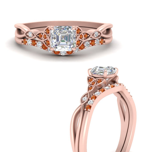 celtic-knot-split-asscher-cut-orange-sapphire-engagement-ring-in-rose-gold-FD9609ASGSAOR-NL-RG