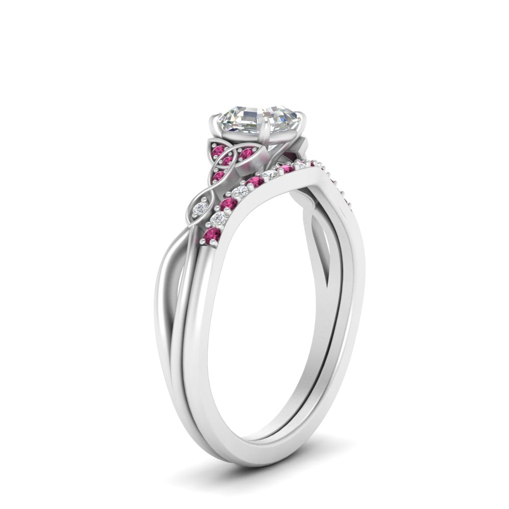 celtic-knot-split-asscher-cut-pink-sapphire-engagement-ring-in-white-gold-FD9609ASGSADRPI-NL-WG