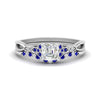 Load image into Gallery viewer, celtic-knot-split-asscher-cut-sapphire-engagement-ring-in-white-gold-FD9609ASGSABL-NL-WG