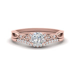 Load image into Gallery viewer, celtic-knot-split-cushion-cut-diamond-engagement-ring-in-rose-gold-FD9609CU-NL-RG
