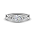 Load image into Gallery viewer, celtic-knot-split-cushion-cut-diamond-engagement-ring-in-white-gold-FD9609CU-NL-WG
