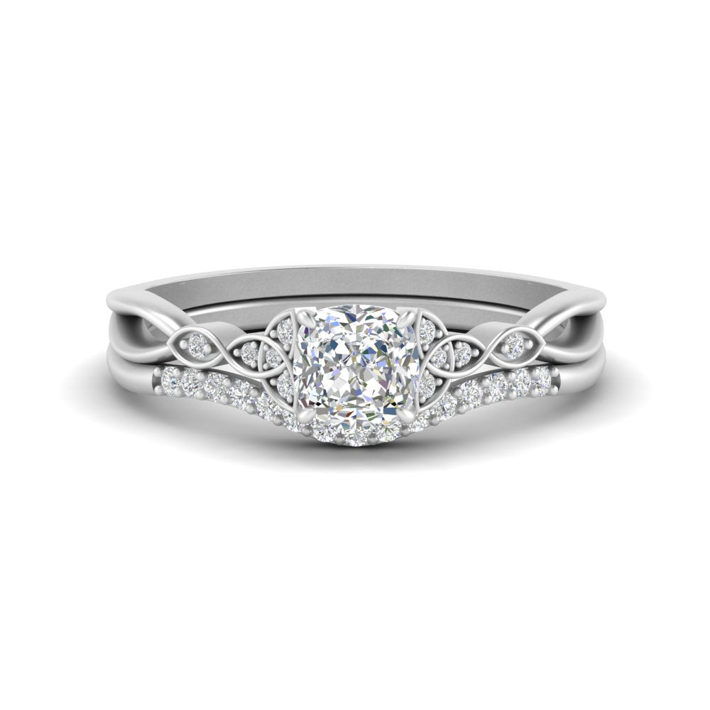 celtic-knot-split-cushion-cut-diamond-engagement-ring-in-white-gold-FD9609CU-NL-WG