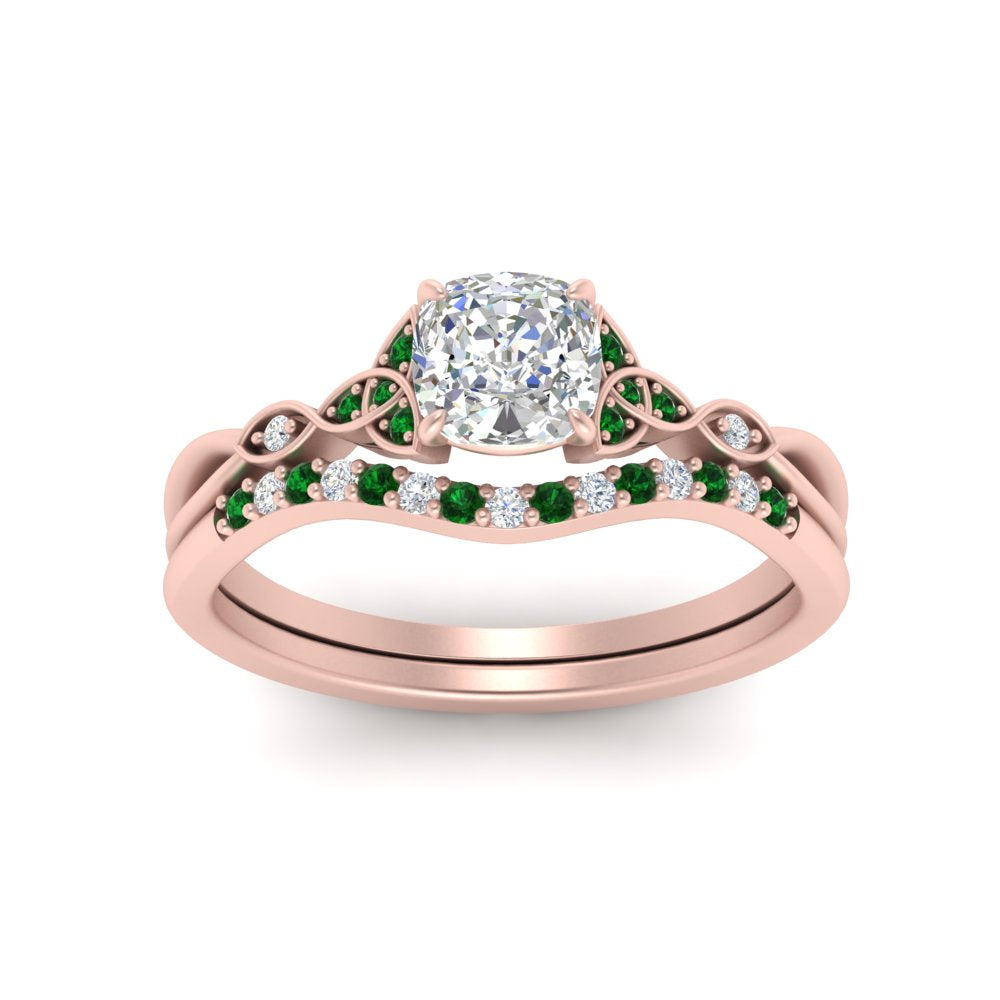celtic-knot-split-cushion-cut-emerald-engagement-ring-in-rose-gold-FD9609CUGEMGR-NL-RG