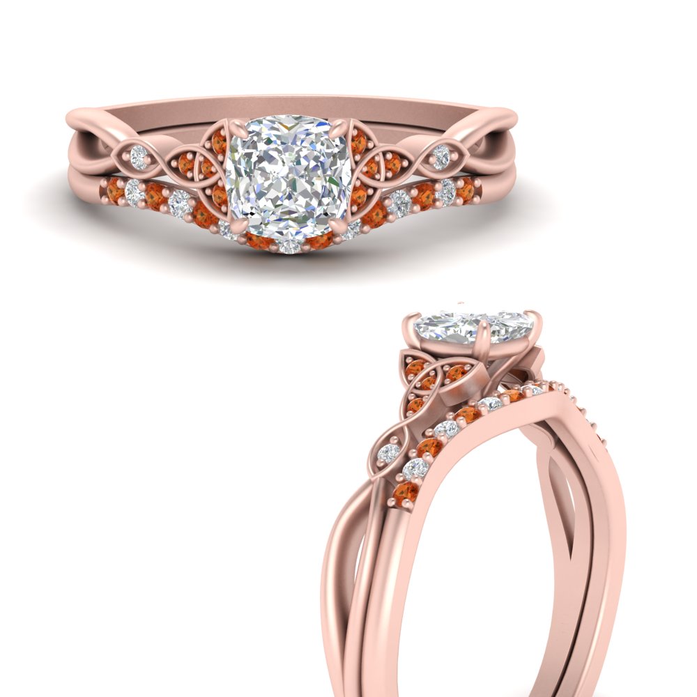 celtic-knot-split-cushion-cut-orange-sapphire-engagement-ring-in-rose-gold-FD9609CUGSAOR-NL-RG