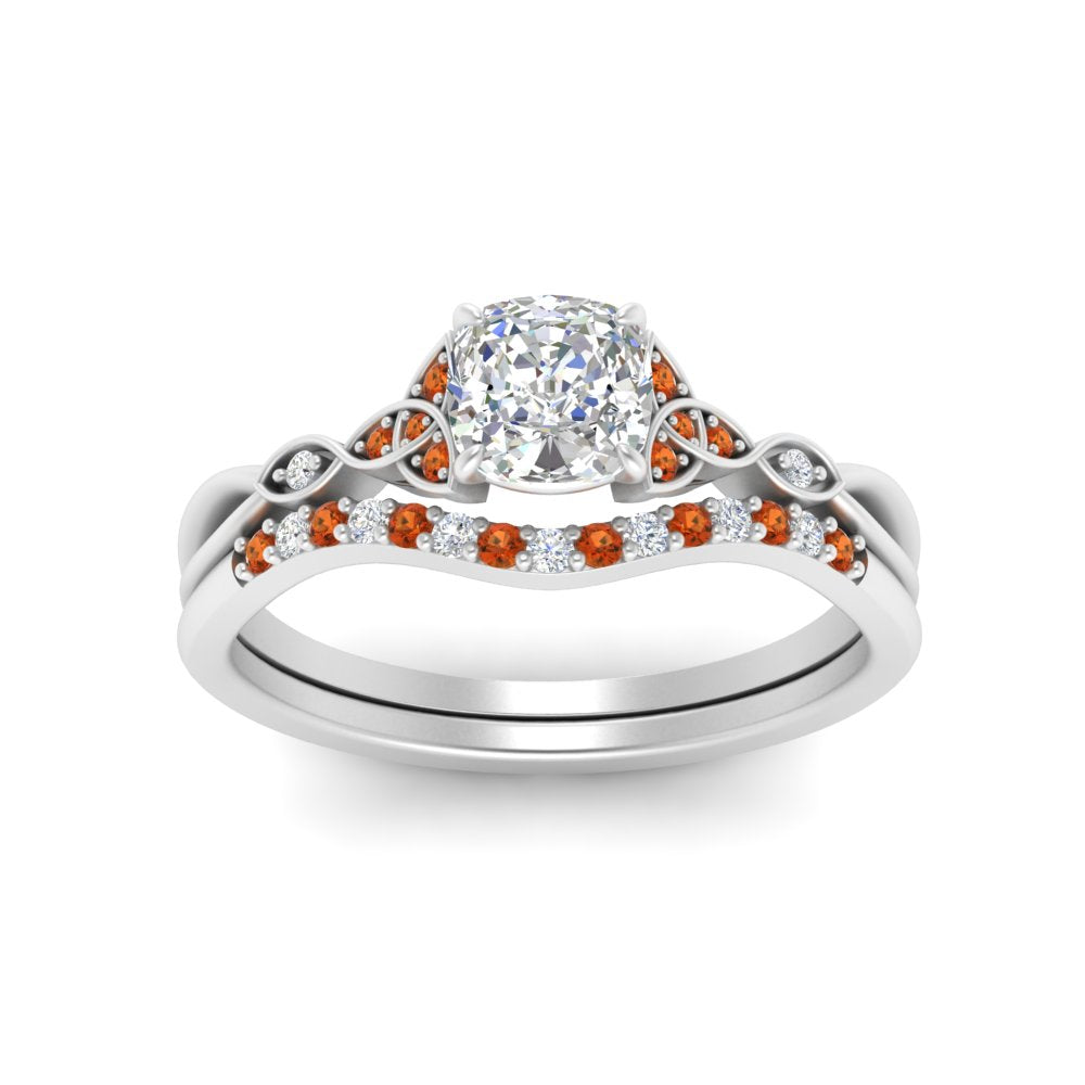 celtic-knot-split-cushion-cut-orange-sapphire-engagement-ring-in-white-gold-FD9609CUGSAOR-NL-WG