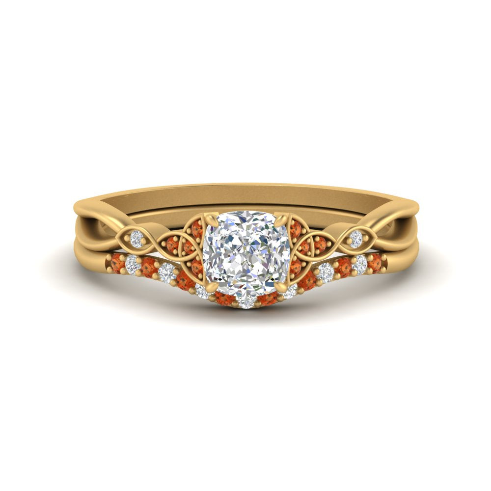 celtic-knot-split-cushion-cut-orange-sapphire-engagement-ring-in-yellow-gold-FD9609CUGSAOR-NL-YG