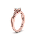 Load image into Gallery viewer, celtic-knot-split-cushion-cut-ruby-engagement-ring-in-rose-gold-FD9609CUGRUDR-NL-RG