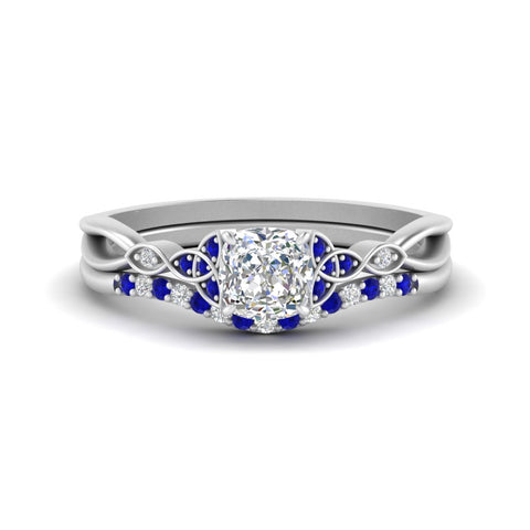 celtic-knot-split-cushion-cut-sapphire-engagement-ring-in-white-gold-FD9609CUGSABL-NL-WG
