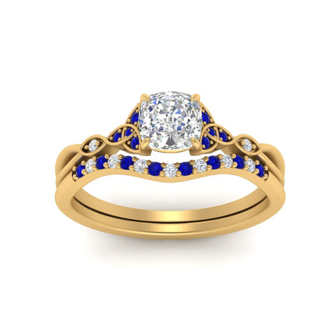 celtic-knot-split-cushion-cut-sapphire-engagement-ring-in-yellow-gold-FD9609CUGSABL-NL-YG
