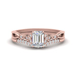 Load image into Gallery viewer, celtic-knot-split-emerald-cut-diamond-engagement-ring-in-rose-gold-FD9609EM-NL-RG
