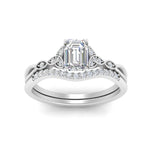 Load image into Gallery viewer, celtic-knot-split-emerald-cut-diamond-engagement-ring-in-white-gold-FD9609EM-NL-WG
