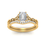 Load image into Gallery viewer, celtic-knot-split-emerald-cut-diamond-engagement-ring-in-yellow-gold-FD9609EM-NL-YG

