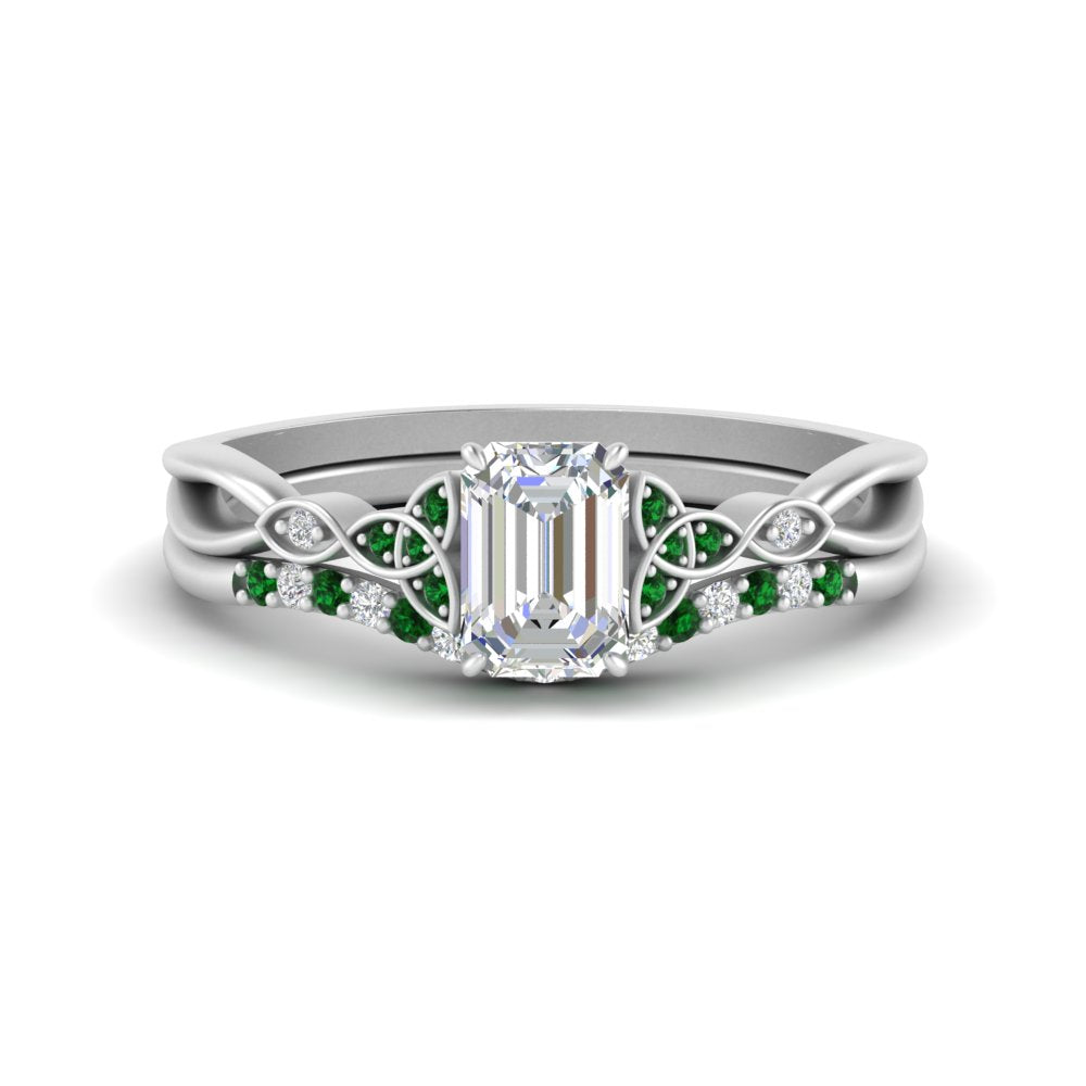 celtic-knot-split-emerald-cut-emerald-engagement-ring-in-white-gold-FD9609EMGEMGR-NL-WG