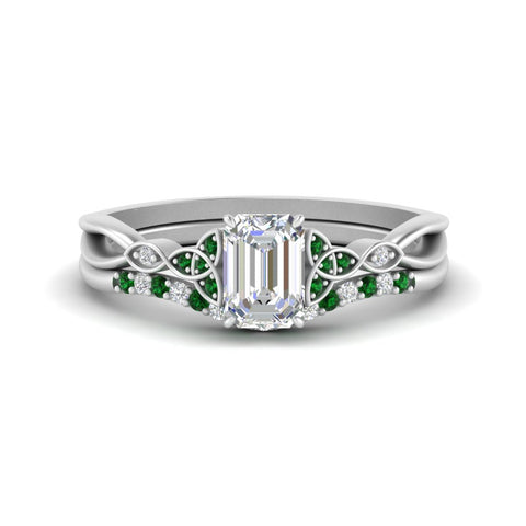 celtic-knot-split-emerald-cut-emerald-engagement-ring-in-white-gold-FD9609EMGEMGR-NL-WG