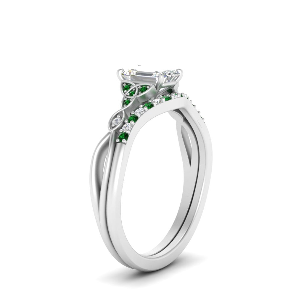 celtic-knot-split-emerald-cut-emerald-engagement-ring-in-white-gold-FD9609EMGEMGR-NL-WG