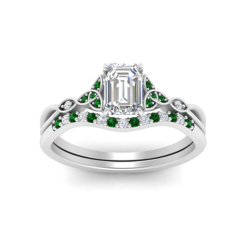 celtic-knot-split-emerald-cut-emerald-engagement-ring-in-white-gold-FD9609EMGEMGR-NL-WG