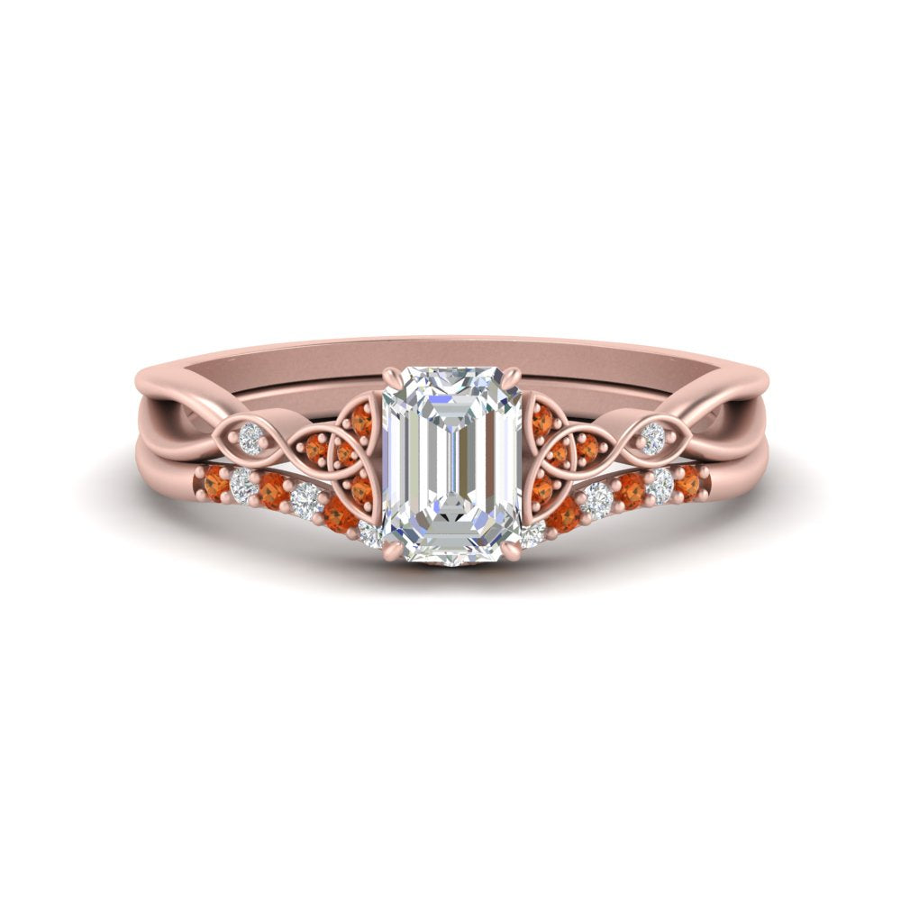 celtic-knot-split-emerald-cut-orange-sapphire-engagement-ring-in-rose-gold-FD9609EMGSAOR-NL-RG