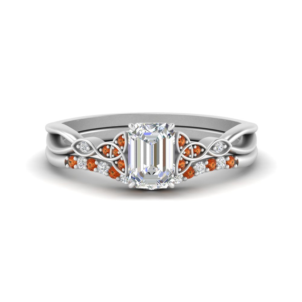 celtic-knot-split-emerald-cut-orange-sapphire-engagement-ring-in-white-gold-FD9609EMGSAOR-NL-WG