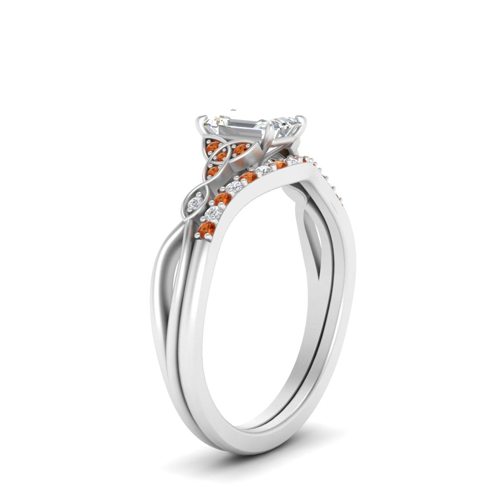 celtic-knot-split-emerald-cut-orange-sapphire-engagement-ring-in-white-gold-FD9609EMGSAOR-NL-WG