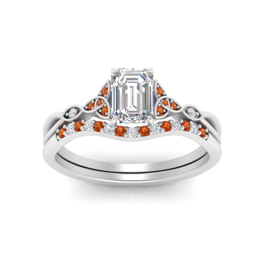 celtic-knot-split-emerald-cut-orange-sapphire-engagement-ring-in-white-gold-FD9609EMGSAOR-NL-WG