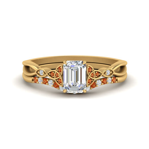 celtic-knot-split-emerald-cut-orange-sapphire-engagement-ring-in-yellow-gold-FD9609EMGSAOR-NL-YG
