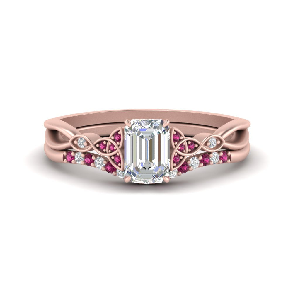 celtic-knot-split-emerald-cut-pink-sapphire-engagement-ring-in-rose-gold-FD9609EMGSADRPI-NL-RG