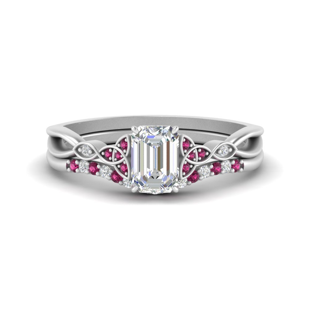 celtic-knot-split-emerald-cut-pink-sapphire-engagement-ring-in-white-gold-FD9609EMGSADRPI-NL-WG