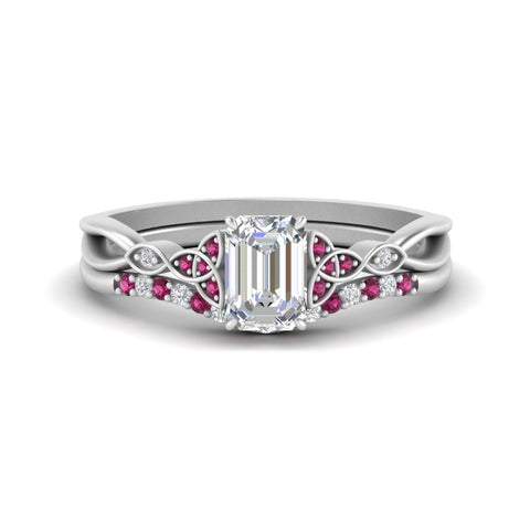 celtic-knot-split-emerald-cut-pink-sapphire-engagement-ring-in-white-gold-FD9609EMGSADRPI-NL-WG