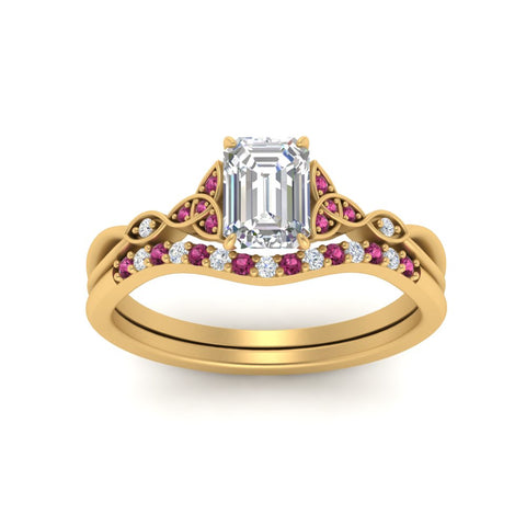 celtic-knot-split-emerald-cut-pink-sapphire-engagement-ring-in-yellow-gold-FD9609EMGSADRPI-NL-YG