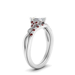 Load image into Gallery viewer, celtic-knot-split-emerald-cut-ruby-engagement-ring-in-white-gold-FD9609EMGRUDR-NL-WG
